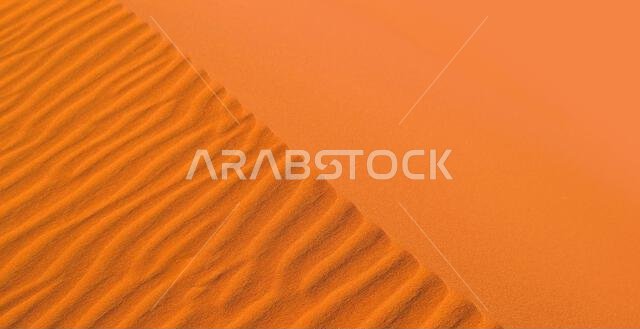 نمط طبيعي للرمال في الصحراء. صورة من الرياض، المملكة العربية السعودية.