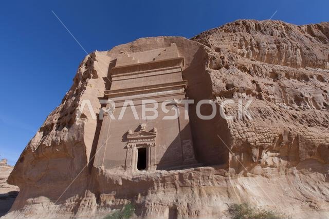 Saudi Arabia, Madain Saleh, the archaeological site with the Nabatean tomb of the 1st century Saudi Arabia, Madain Saleh, the archaeological site with the Nabatean tomb of the 1st century