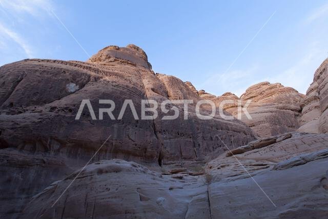 المملكة العربية السعودية، مدائن صالح، الموقع الأثري الذي يضم مقبرة نبطية من القرن الأول الميلادي