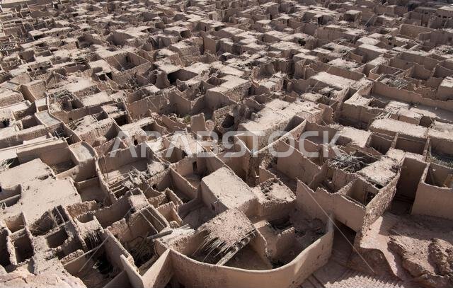 منظر علوي للمدينة القديمة في العلا، المملكة العربية السعودية 3