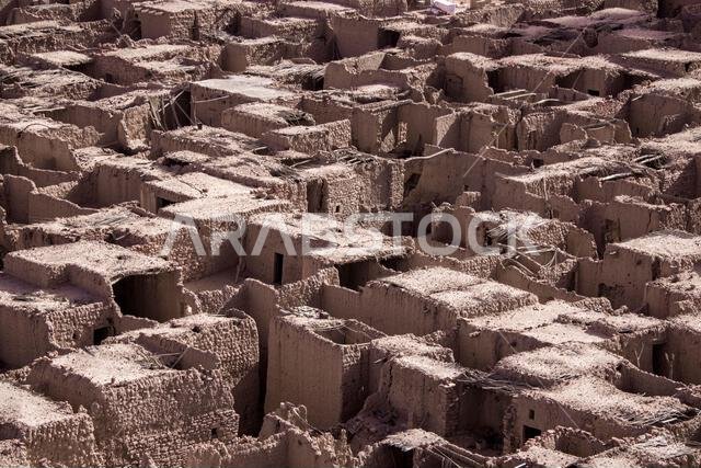 منظر علوي للمدينة القديمة في العلا، المملكة العربية السعودية 1