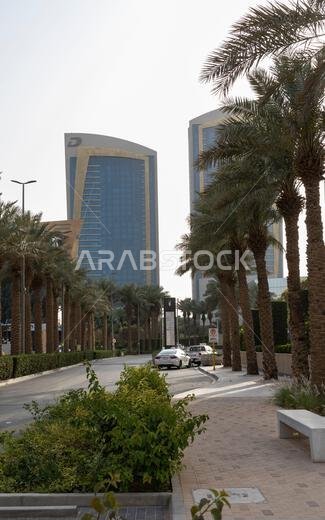 Riyadh, Saudi Arabia, 1st April 2022: street picture of Riyadh, Olaya street
