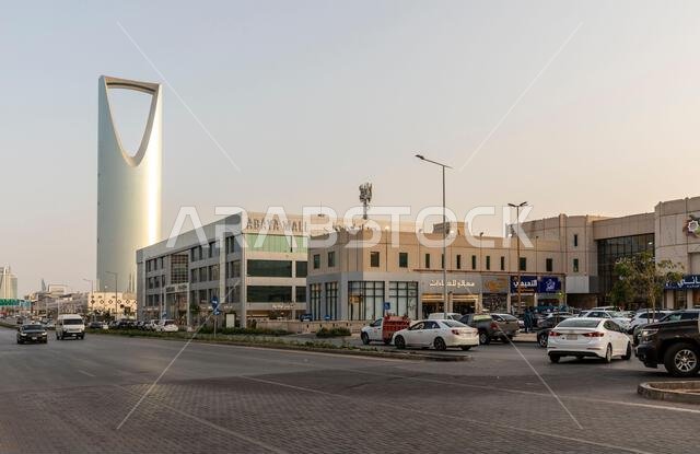 Riyadh, Saudi Arabia, 1st April 2022: street picture of Riyadh, Olaya street Riyadh, Saudi Arabia, 1st April 2022: street picture of Riyadh, Olaya street