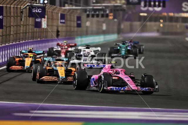 Jeddah, Saudi Arabia. 27th Mar, 2022. Esteban Ocon (FRA) Alpine F1 Team A522. 27.03.2022. Formula 1 World Championship, Rd 2, Saudi Arabian Grand Prix, Jeddah, Saudi Arabia, Race Day. Photo credit should read: XPB/Press Association Images. Credit: XPB Images Ltd/Alamy Live News