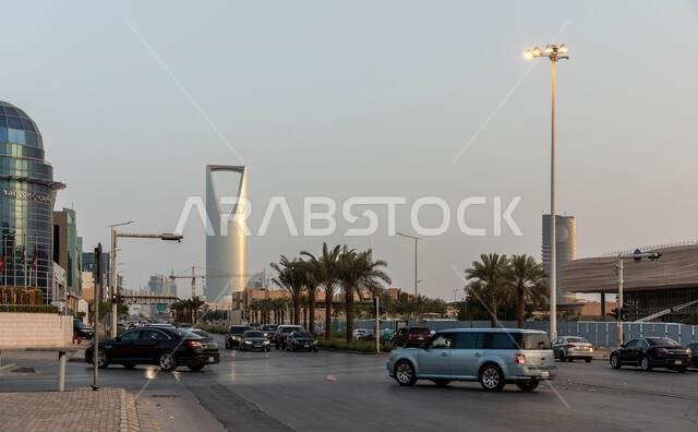 Riyadh, Saudi Arabia, 1st April 2022: street picture of Riyadh, Olaya street