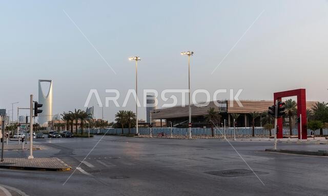 Riyadh, Saudi Arabia, 1st April 2022: street picture of Riyadh, Olaya street