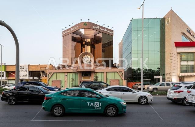 Riyadh, Saudi Arabia, 1st April 2022: street picture of Riyadh, Olaya street Riyadh, Saudi Arabia, 1st April 2022: street picture of Riyadh, Olaya street