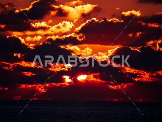 Collection of sunset captured in various locations: Morocco, Malta, the Arabian Desert