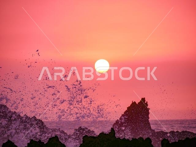 Collection of sunset captured in various locations: Morocco, Malta, the Arabian Desert