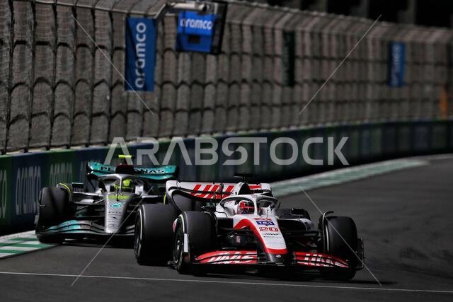 Jeddah, Saudi Arabia. 27th Mar, 2022. Kevin Magnussen (DEN) Haas VF-22. Saudi Arabian Grand Prix, Sunday 27th March 2022. Jeddah, Saudi Arabia. Credit: James Moy/Alamy Live News