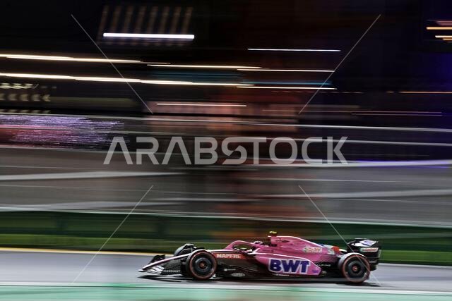 Esteban Ocon (FRA) Alpine F1 Team A522. 26.03.2022. Formula 1 World Championship, Rd 2, Saudi Arabian Grand Prix, Jeddah, Saudi Arabia, Qualifying Day.  Photo credit should read: XPB/Press Association Images.