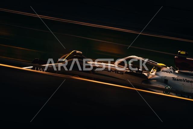 Lewis Hamilton (GBR) Mercedes AMG F1 W13. 26.03.2022. Formula 1 World Championship, Rd 2, Saudi Arabian Grand Prix, Jeddah, Saudi Arabia, Qualifying Day.  Photo credit should read: XPB/Press Association Images.