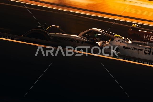 Lewis Hamilton (GBR) Mercedes AMG F1 W13. 26.03.2022. Formula 1 World Championship, Rd 2, Saudi Arabian Grand Prix, Jeddah, Saudi Arabia, Qualifying Day.  Photo credit should read: XPB/Press Association Images.