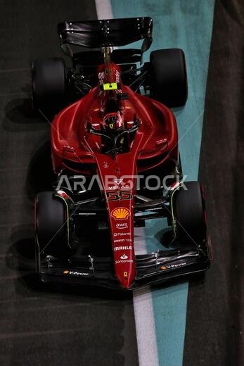 كارلوس ساينز جونيور (إسبانيا) فيراري F1-75. سباق الجائزة الكبرى السعودي، السبت 26 مارس 2022. جدة، المملكة العربية السعودية.