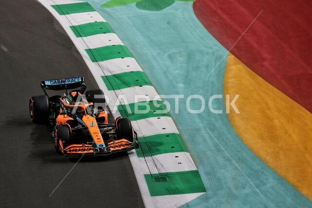 Daniel Ricciardo (AUS) McLaren MCL36. Saudi Arabian Grand Prix, Saturday 26th March 2022. Jeddah, Saudi Arabia.