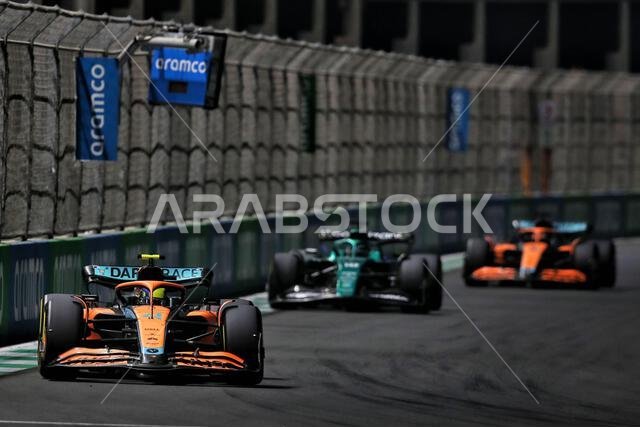 Lando Norris (GBR) McLaren MCL36. Saudi Arabian Grand Prix, Sunday 27th March 2022. Jeddah, Saudi Arabia.