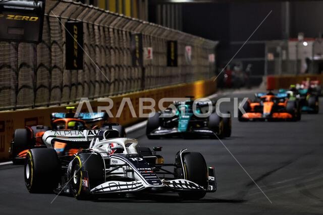Pierre Gasly (FRA) AlphaTauri AT03. 27.03.2022. Formula 1 World Championship, Rd 2, Saudi Arabian Grand Prix, Jeddah, Saudi Arabia, Race Day.  Photo credit should read: XPB/Press Association Images.