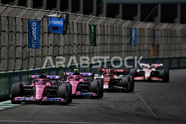 Fernando Alonso (ESP) Alpine F1 Team A522. Saudi Arabian Grand Prix, Sunday 27th March 2022. Jeddah, Saudi Arabia.