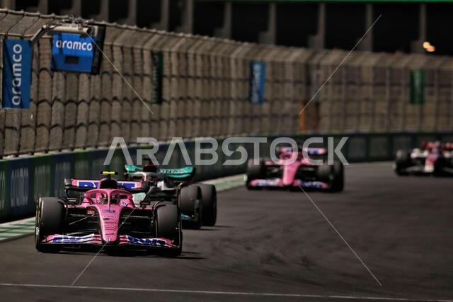 Esteban Ocon (FRA) Alpine F1 Team A522. Saudi Arabian Grand Prix, Sunday 27th March 2022. Jeddah, Saudi Arabia.