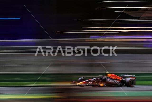 Sergio Perez (MEX) Red Bull Racing RB18. 26.03.2022. Formula 1 World Championship, Rd 2, Saudi Arabian Grand Prix, Jeddah, Saudi Arabia, Qualifying Day.  Photo credit should read: XPB/Press Association Images.