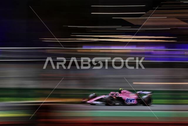 Esteban Ocon (FRA) Alpine F1 Team A522. 26.03.2022. Formula 1 World Championship, Rd 2, Saudi Arabian Grand Prix, Jeddah, Saudi Arabia, Qualifying Day.  Photo credit should read: XPB/Press Association Images.