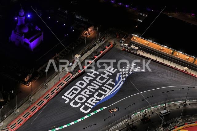 جدة، المملكة العربية السعودية. ٢٧ مارس ٢٠٢٢. لاندو نوريس (بريطانيا) ماكلارين MCL36. سباق الجائزة الكبرى السعودي، الأحد ٢٧ مارس ٢٠٢٢. جدة، المملكة العربية السعودية. حقوق الصورة: جيمس موي/ألامي لايف نيوز
