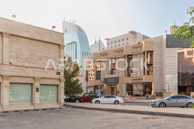 الرياض، المملكة العربية السعودية، 1 أبريل 2022: صورة لشارع العليا في الرياض