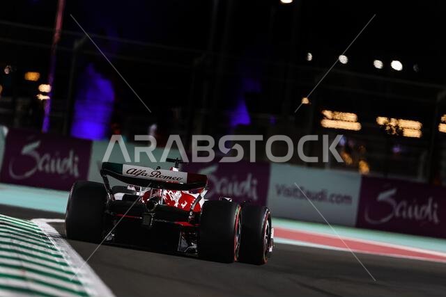 Valtteri Bottas (FIN) Alfa Romeo F1 Team C42. 25.03.2022 Formula 1 World Championship, Rd 2, Saudi Arabian Grand Prix, Jeddah, Saudi Arabia, Practice Day.  Photo credit should read: XPB/Press Association Images.