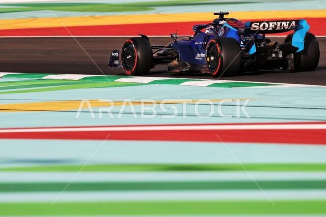Jeddah, Saudi Arabia. 26th Mar, 2022. Alexander Albon (THA) Williams Racing FW44. Saudi Arabian Grand Prix, Saturday 26th March 2022. Jeddah, Saudi Arabia. Credit: James Moy/Alamy Live News