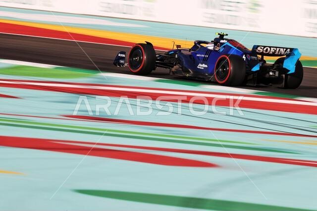 Jeddah, Saudi Arabia. 26th Mar, 2022. Nicholas Latifi (CDN) Williams Racing FW44. Saudi Arabian Grand Prix, Saturday 26th March 2022. Jeddah, Saudi Arabia. Credit: James Moy/Alamy Live News