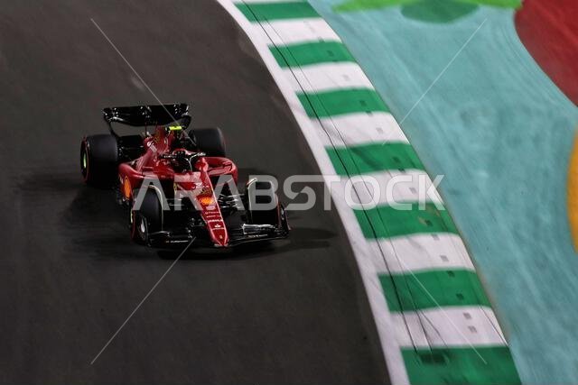 Carlos Sainz Jr (ESP) Ferrari F1-75. Saudi Arabian Grand Prix, Saturday 26th March 2022. Jeddah, Saudi Arabia. Carlos Sainz Jr (ESP) Ferrari F1-75. Saudi Arabian Grand Prix, Saturday 26th March 2022. Jeddah, Saudi Arabia.