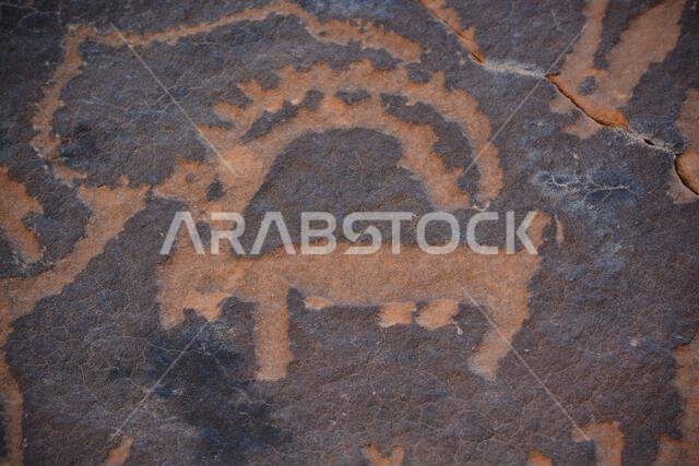 Ancient Art Rock from Saudi Arabia from Graffiti Rock