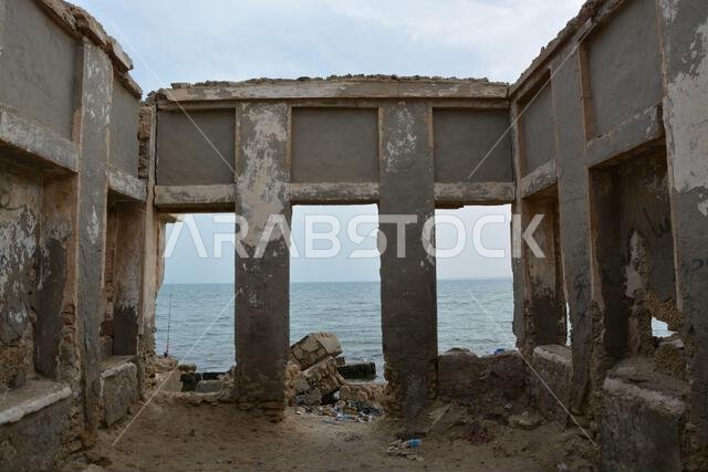 Old Building at Uquir port Eastern Saudi Arabia