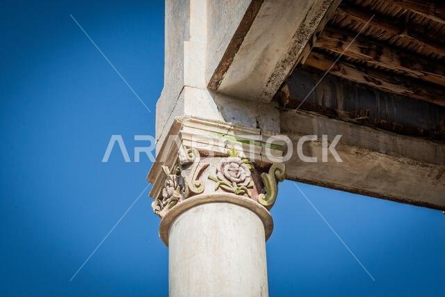 Abandoned Abdullah al-Suleiman palace, Mecca province, Taïf, Saudi Arabia