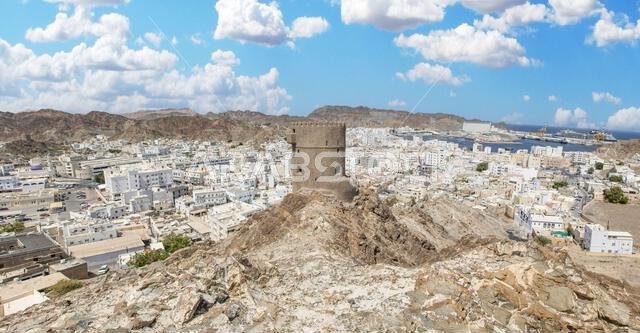 Capital and most populated city in Oman, Muscat displays amazing spots where its white buildings are surrounded by impressive mountains
