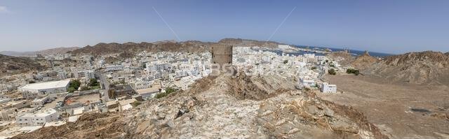 Capital and most populated city in Oman, Muscat displays amazing spots where its white buildings are surrounded by impressive mountains