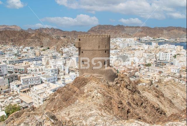 Capital and most populated city in Oman, Muscat displays amazing spots where its white buildings are surrounded by impressive mountains