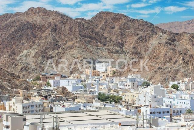 Capital and most populated city in Oman, Muscat displays amazing spots where its white buildings are surrounded by impressive mountains