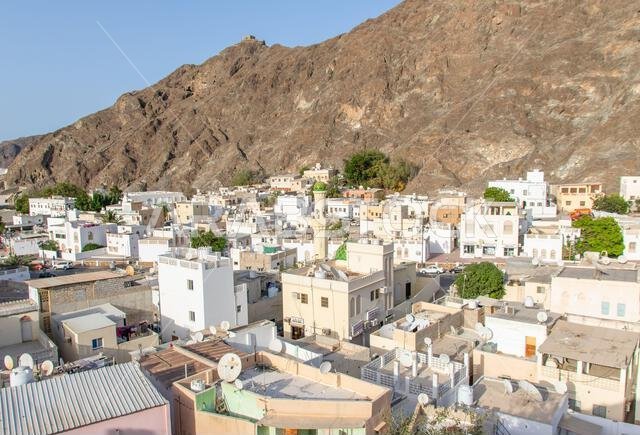 Capital and most populated city in Oman, Muscat displays amazing spots where its white buildings are surrounded by impressive mountains