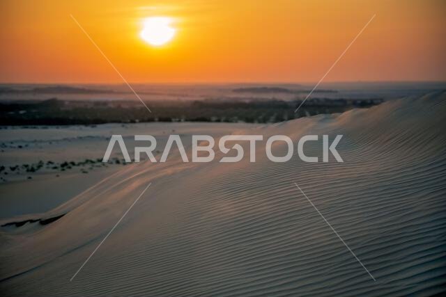 Beautiful Desert landscape view in Dammam Saudi Arabia Beautiful Desert landscape view in Dammam Saudi Arabia