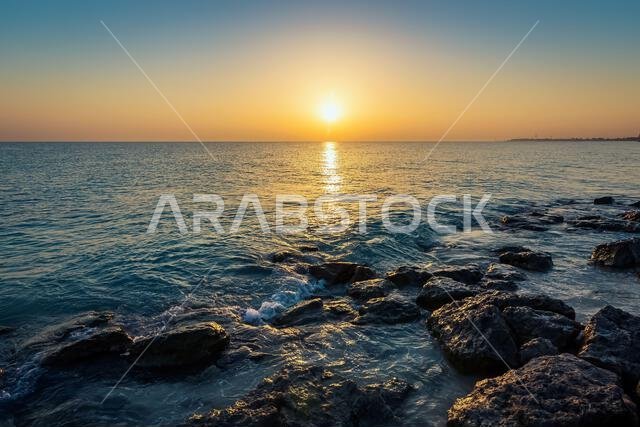 RAS TANURA Beach near Jubail, Saudi Arabia.
