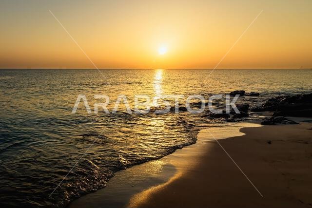 RAS TANURA Beach near Jubail, Saudi Arabia.