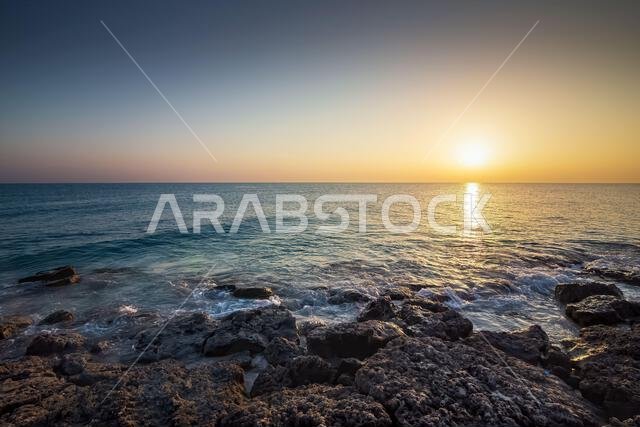 RAS TANURA Beach near Jubail, Saudi Arabia.