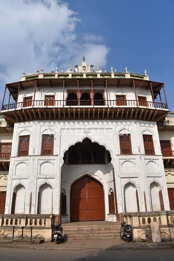 Entrance gate of Sadar Manzil Bhopal Islamic architecture, important building that was constructed during Sikander Begum's tenure, the first female ru