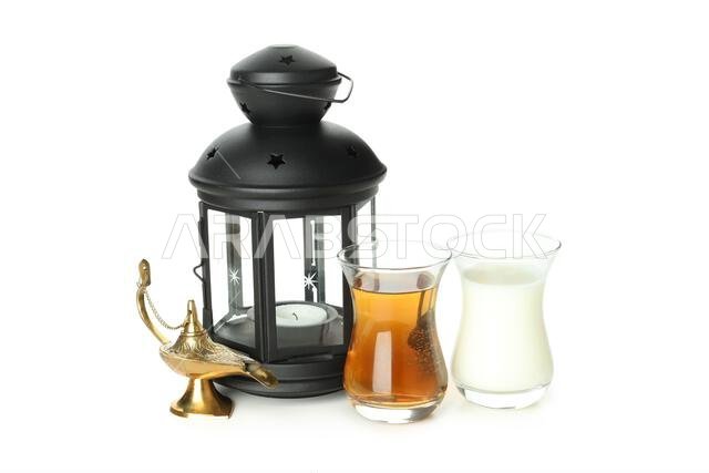 مفهوم رمضان كريم معزول على خلفية بيضاء مفهوم رمضان كريم معزول على خلفية بيضاء