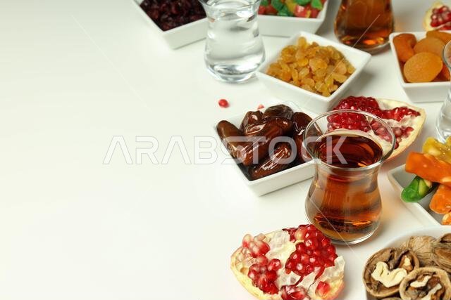 مفهوم طعام رمضان، مساحة للنص مفهوم طعام رمضان، مساحة للنص