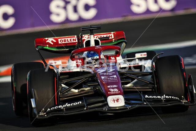 Jeddah, Saudi Arabia. 25th Mar, 2022. Valtteri Bottas (FIN) Alfa Romeo F1 Team C42. Saudi Arabian Grand Prix, Friday 25th March 2022. Jeddah, Saudi Arabia. Credit: James Moy/Alamy Live News
