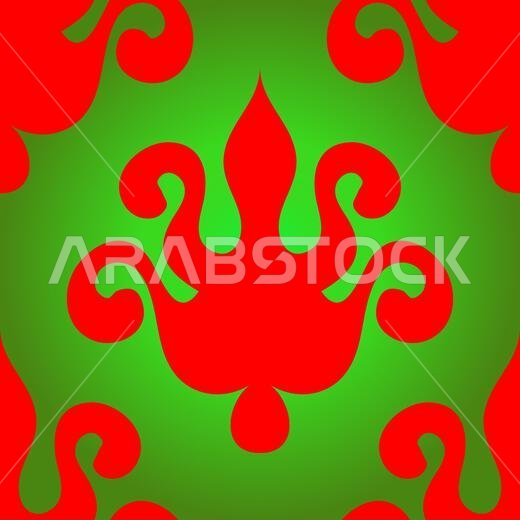 نماذج من الزخارف التقليدية لشعوب ودول آسيا، حيث تجذب الألوان الزاهية الحظ والثروة. سجاد نسائي منسوج بزخارف نماذج من الزخارف التقليدية لشعوب ودول آسيا، حيث تجذب الألوان الزاهية الحظ والثروة. سجاد نسائي منسوج بزخارف