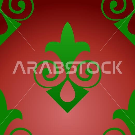 Sample  traditional ornament of the peoples and countries of Asia, in which saturated colors attract luck and wealth. Women's woven carpets with ornam
