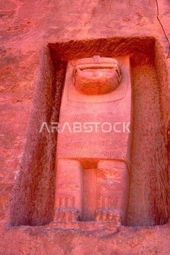 Saudi Arabia, Al Madinah Region, AlUla or Al Ula, Nabatean Tomb, Archaeologic Site of Dadan